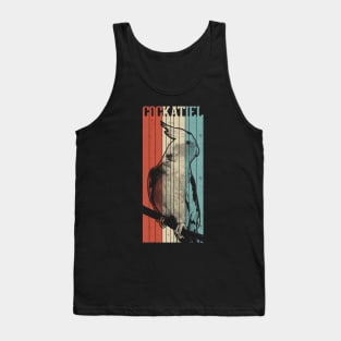 80s Retro Vintage Cockatiel Tank Top